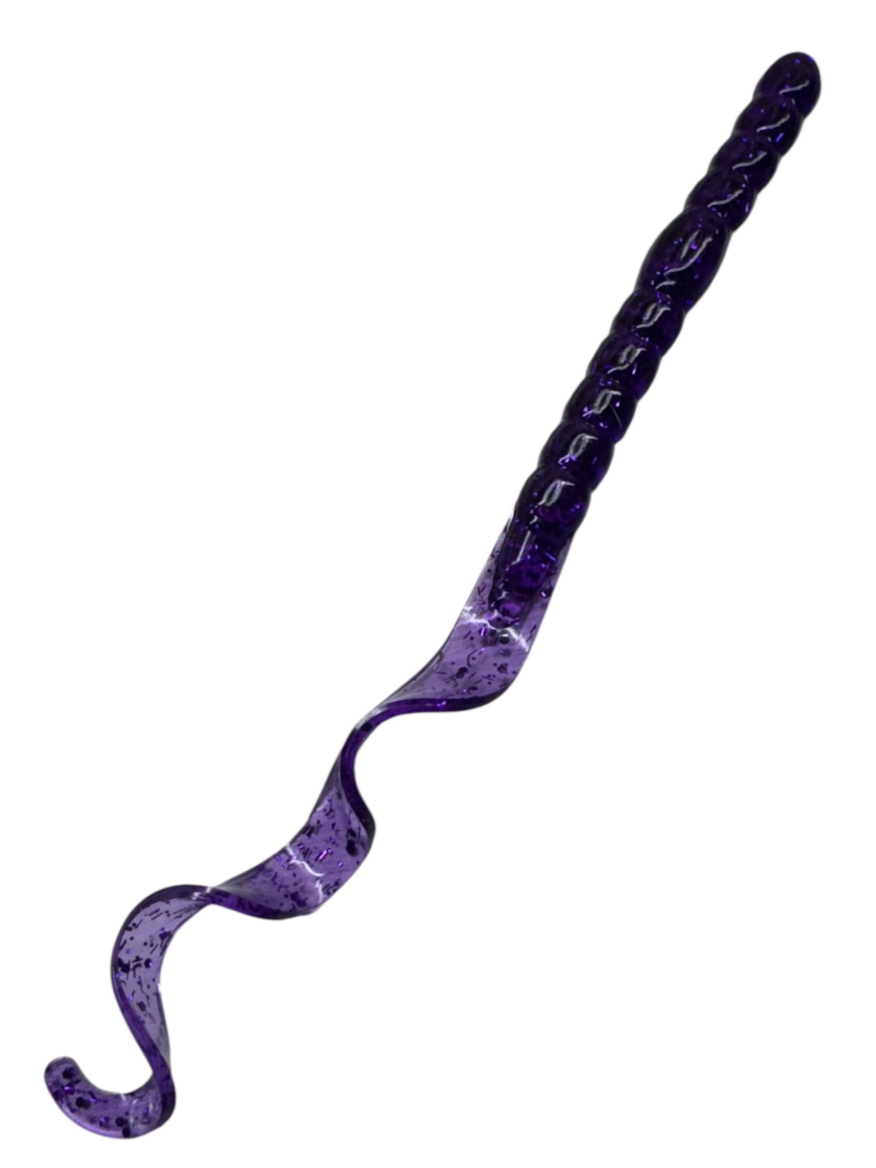 7" Curly Tail Worm (Purple)