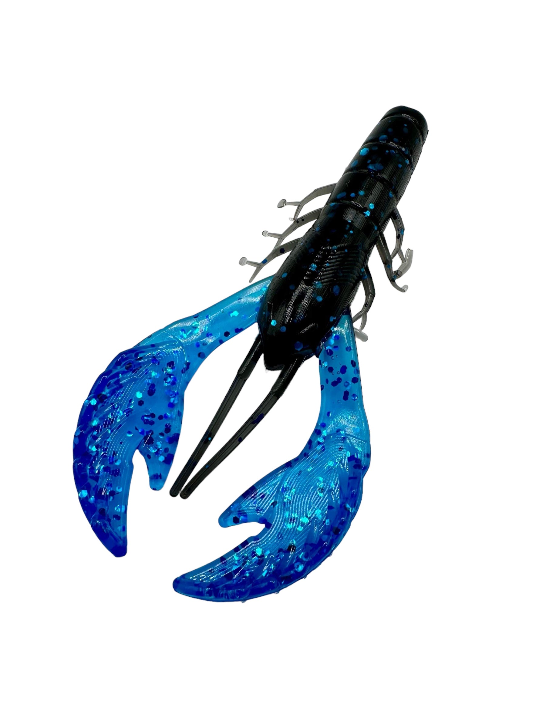 4" Ecto-Craw (Black & Blue w Blue Claw)
